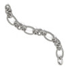 Lex & Lu Sterling Silver Polished Woven Link Bracelet LAL48416 - 2 - Lex & Lu