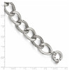 Lex & Lu Sterling Silver Polished Woven Bracelet - 3 - Lex & Lu