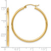 Lex & Lu 10k Yellow Gold Polished Hinged Hoop Earrings LAL48510 - 4 - Lex & Lu