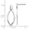 Lex & Lu Sterling Silver Polished Post Dangle Earrings LAL48602 - 4 - Lex & Lu