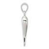 Lex & Lu Sterling Silver Italian Horn Pendant LAL4188 LALQC6096 - 2 - Lex & Lu