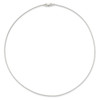 Lex & Lu Sterling Silver 1mm Twisted Neckwire 18'' - 3 - Lex & Lu