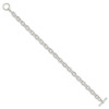 Lex & Lu Sterling Silver Toggle Link Bracelet 7.5'' - 2 - Lex & Lu