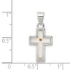 Lex & Lu Sterling Silver Enameled w/Mustard Seed Cross Pendant - 3 - Lex & Lu