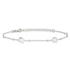 Lex & Lu Sterling Silver Polished Elephant Anklet 9'' - 4 - Lex & Lu