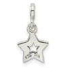 Lex & Lu Sterling Silver Enameled Star Enhancer - 4 - Lex & Lu