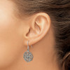 Lex & Lu Sterling Silver Antiqued Filigree Dangle Earrings - 3 - Lex & Lu