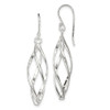 Lex & Lu Sterling Silver Twisted Earrings - Lex & Lu