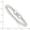 Lex & Lu Sterling Silver Enameled MOM Stretch Bracelet - 3 - Lex & Lu