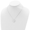 Lex & Lu Sterling Silver Heart on Box Chain Necklace 18'' - 4 - Lex & Lu