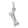 Lex & Lu Sterling Silver Polished Bone Charm - Lex & Lu