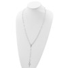 Lex & Lu Sterling Silver Polished Rosary Necklace 26'' LALQH4988 - 5 - Lex & Lu