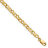 Lex & Lu 10k Yellow Gold Solid Polished Fancy Bracelet - Lex & Lu