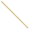 Lex & Lu 10k Yellow Gold Solid Polished Fancy Bracelet - 2 - Lex & Lu