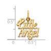 Lex & Lu 10k Yellow Gold Little Angel w/Halo Charm - 3 - Lex & Lu