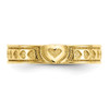 Lex & Lu 10k Yellow Gold Heart Toe Ring - 5 - Lex & Lu