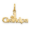 Lex & Lu 10k Yellow Gold #1 Grandpa Charm - Lex & Lu