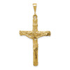 Lex & Lu 10k Yellow Gold Crucifix Charm LAL72182 - Lex & Lu