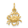 Lex & Lu 10k Yellow Gold CRAB CHARM - Lex & Lu