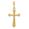 Lex & Lu 10k Yellow Gold Cross Charm LAL72342 - Lex & Lu