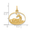 Lex & Lu 10k Yellow Gold UNICORN IN RING CHARM - 3 - Lex & Lu