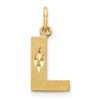 Lex & Lu 10k Yellow Gold Initial L Charm LAL72502 - Lex & Lu