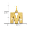 Lex & Lu 10k Yellow Gold Initial M Charm LAL72503 - 3 - Lex & Lu