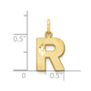 Lex & Lu 10k Yellow Gold Initial R Charm LAL72507 - 3 - Lex & Lu