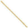 Lex & Lu 10k Yellow Gold Fancy Link Bracelet 8'' - 2 - Lex & Lu