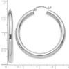 Lex & Lu 10k White Gold 4mm Earrings - 4 - Lex & Lu