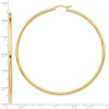 Lex & Lu 10k Yellow Gold Polished 2.5mm Round Hoop Earrings LAL72764 - 4 - Lex & Lu