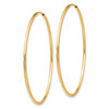 Lex & Lu 10k Yellow Gold Polished Endless Tube Hoop Earrings LAL72796 - 2 - Lex & Lu
