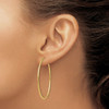 Lex & Lu 10k Yellow Gold Polished Endless Tube Hoop Earrings LAL72796 - 3 - Lex & Lu