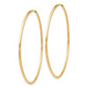 Lex & Lu 10k Yellow Gold Polished Endless Tube Hoop Earrings LAL72799 - 2 - Lex & Lu