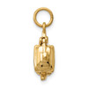 Lex & Lu 14k Yellow Gold 3-D Tea Pot Charm - 2 - Lex & Lu