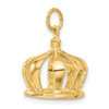 Lex & Lu 14k Yellow Gold Crown Charm LAL73107 - 5 - Lex & Lu