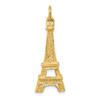 Lex & Lu 14k Yellow Gold Eiffel Tower Charm LAL73115 - Lex & Lu