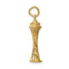 Lex & Lu 14k Yellow Gold Seattle Tower Charm - 2 - Lex & Lu