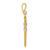 Lex & Lu 14k Two-tone Gold 3-D Wrench Charm - 2 - Lex & Lu