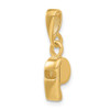 Lex & Lu 14k Yellow Gold Sports Whistle Pendant - 5 - Lex & Lu