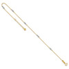 Lex & Lu 14k Two-tone Gold Cable Chain Anklet 9'' - 7 - Lex & Lu