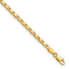 Lex & Lu 14k Yellow Gold Polished Double-Sided Heart Anklet LAL73337 - Lex & Lu