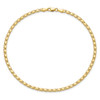 Lex & Lu 14k Yellow Gold Polished Double-Sided Heart Anklet LAL73337 - 5 - Lex & Lu