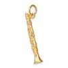 Lex & Lu 14k Yellow Gold 3-D Clarinet Charm - 5 - Lex & Lu