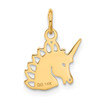 Lex & Lu 14k Yellow Gold Unicorn Charm LAL73437 - 3 - Lex & Lu
