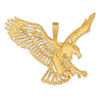 Lex & Lu 14k Yellow Gold Large Eagle Charm - 4 - Lex & Lu