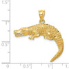 Lex & Lu 14k Yellow Gold Alligator Pendant LAL73474 - 4 - Lex & Lu