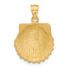 Lex & Lu 14k Yellow Gold Seashell Pendant LAL73475 - 3 - Lex & Lu