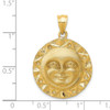 Lex & Lu 14k Yellow Gold Sun Charm LAL73488 - 4 - Lex & Lu