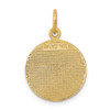 Lex & Lu 14k Yellow Gold Satin & Polished Communion Charm - 4 - Lex & Lu